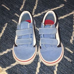 Gently worn boys vans shoes
